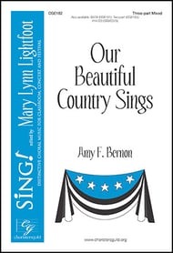 Our Beautiful Country Sings Three-Part Mixed choral sheet music cover Thumbnail